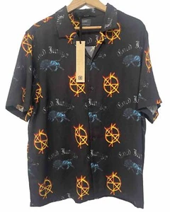 Ksubi Cold Fire Resort SS Shirt Black Multi Men’s Size XL BNWT RRP AUD $179.95 - Bild 1 von 5