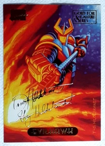 1994 Marvel Gold Signature Card 35 EVILHAWK. Free New Top Loader. - Picture 1 of 3