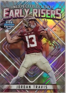 2023 Bowman Chrome University Early Risers #ER-7 Jordan Travis Refractor FSU - Picture 1 of 1
