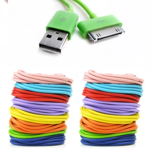 2X 8-COLOR 6FT USB 30PIN CABLE DATA SYNC POWER CHARGER SAMSUNG GALAXY TAB TABLET - Picture 1 of 1
