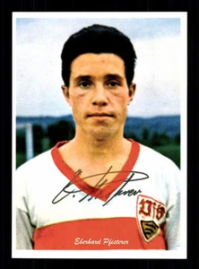 Tarjeta de autógrafo Eberhard Pfisterer VFB Stuttgart jugador años 60 original Si+2 - Imagen 1 de 2