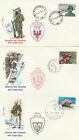 1972 FDC Roma Giro Grenztruppen Alpine 15 Tüten + 15 Postkarte Kein Reisen
