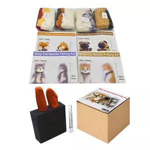 They Are Friends Needle Felting Kits for Beginner for Mom Height 4 inch DIY Kit - Picture 1 of 10