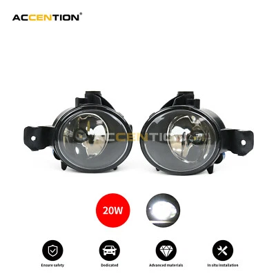 2Pcs Fog Light Lamp LED Bulb DRL For BMW X3 E83 2005 2006 2007 2008 2009 2010 - Image 1 of 4