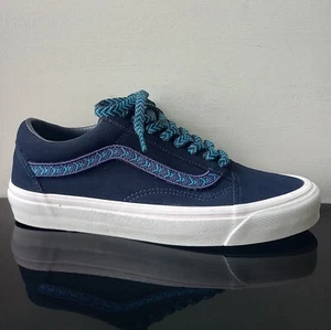 Vans Men's Old Skool 36 DX Anaheim Factory Suede Sneaker in Fantastic Dyed Navy - Picture 1 of 13