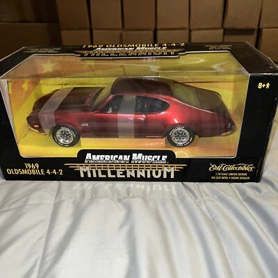 1/18 1969 OLDS 442 MILLENNIUN ОГРАНИЧЕННОГО ТИРАЖА ERTL новый в коробке - Изображение 1 из 4