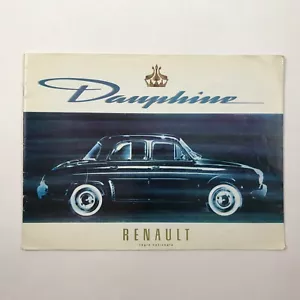 Oldtimer Renault Dauphine Oldtimer Verkaufsprospekt Amsterdam Händler Broschüre Holländisch - Bild 1 von 6