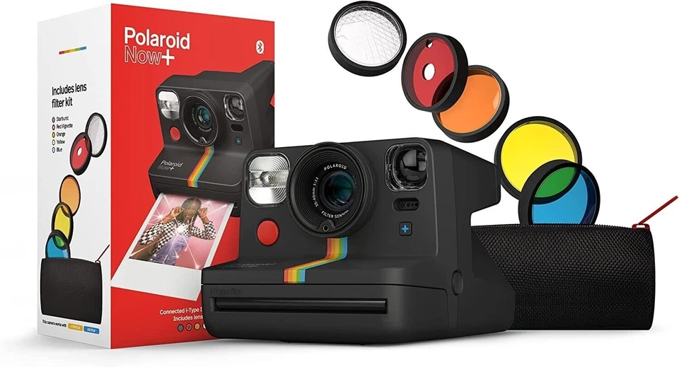 Polaroid Now+ i-Type Instant Camera - Black