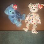 Ty beanie baby lot x 2 Azure💎 and Ty2k The Bear 🐻🌈🌈 (Set Of Two)