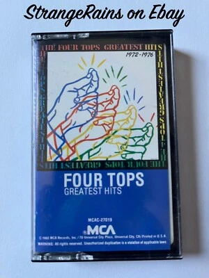 Four Tops  -  Greatest Hits -  Cassette Tape - PLAY TESTED / SOUNDS GREAT - Image 1 of 4