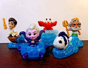 Disney's Lot of 5 The Little Mermaid 2023 Figures, Mc Donalds Toys - Picture 1 of 6