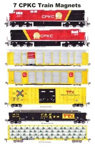 Caja de rieles CPKC TTX, tren de carga Rail Gon 7 imanes Andy Fletcher - Imagen 1 de 1