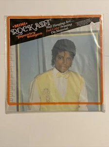 Michael Jackson Wandteppich Rayon 22x22 1983 Vintage - Bild 1 von 8