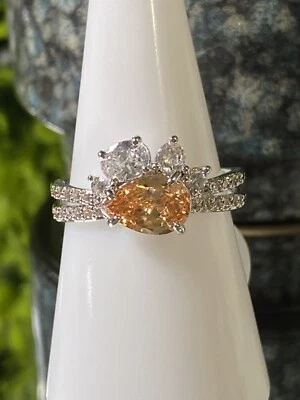 Anillo Bomb Party 💍 Talla 8 RBP5956 “In Another Lifetime” Colección Original 🧡 Foto 1 de 4