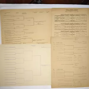 LOTE 1945 Navy Escuela Deporte Programa Efímero Horario Torneo Soporte Papel 8K - Imagen 1 de 6