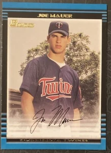 Tarjeta de novato de Joe Mauer 2002 Bowman HOF #379 (5881) - Imagen 1 de 2