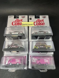 M2 Machines Coca-Cola A05 TAB, Diet Coke, & Mr.Pibb Chase & Regular Set Of 6 - Picture 1 of 14