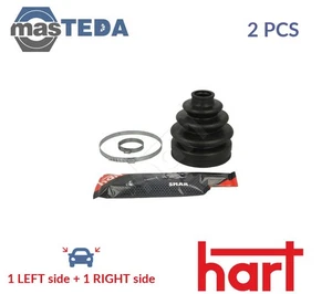 400 951 CV JOINT BOOT KIT PAIR FRONT RIGHT LEFT WHEEL SIDE HART 2PCS NEW - Picture 1 of 5