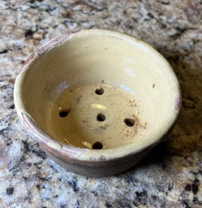 Antiguo molde francés de queso terracota - Imagen 1 de 11