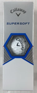 Nuovo - Palline da golf Callaway SuperSoft bianche confezione da 3 palline - spedizione gratuita lo stesso giorno - Foto 1 di 6