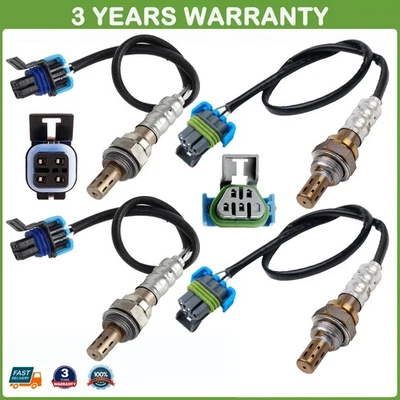 Paquete de 4 sensores de oxígeno O2 ascendentes + descendentes para GMC Sierra 1500 Yukon V8 2006 5,3 L Foto 1 de 4