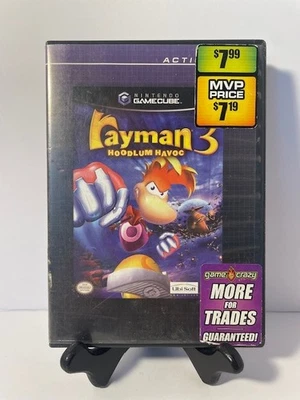 Rayman 3 Hoodlum Havoc (Nintendo GameCube, 2002) Disc Only w/Rental Box - Image 1 of 4