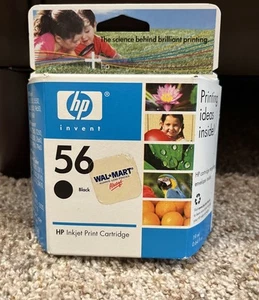 Genuine HP 56 Black Ink Cartridge Inkjet Print Expired July 2006 New Sealed - Bild 1 von 6