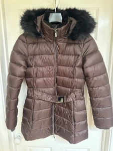 New with Tags, Women’s Hobbs Harriet Puffer Jacket - Size 12 - Chocolate - Picture 1 of 9