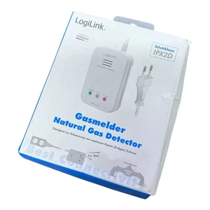 LogiLink Gasmelder SC0103 Erdgas Methan Stadtgas Alarm Natural Gas Detector NEU - Bild 1 von 1