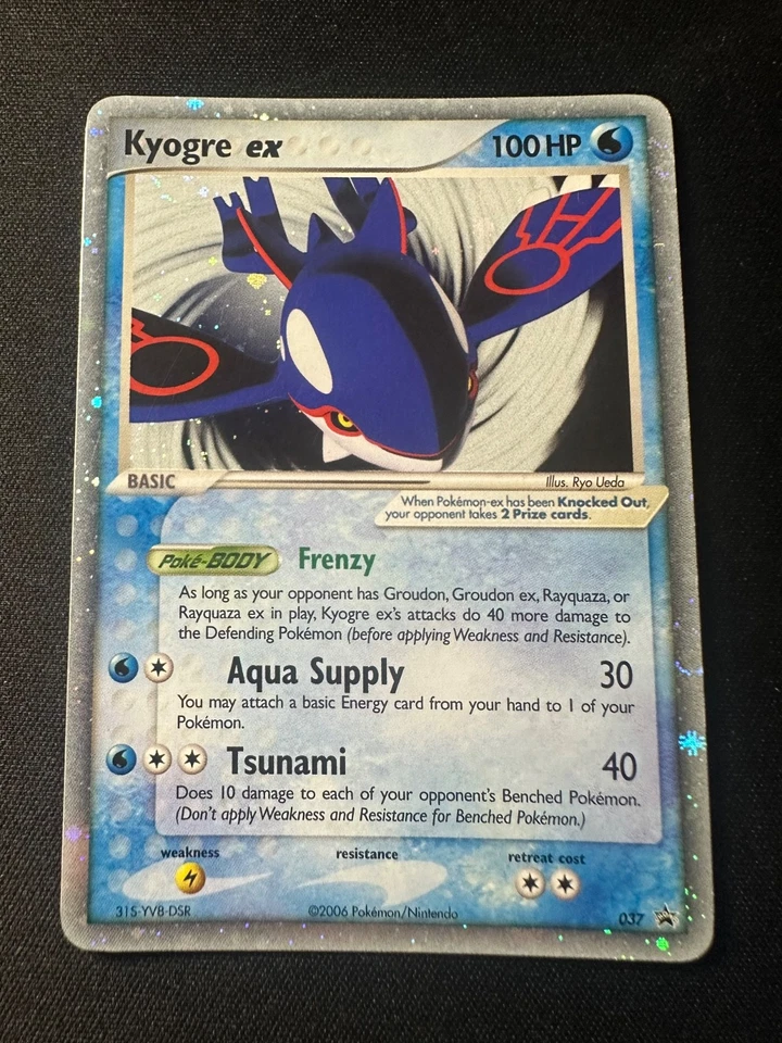 Pokemon Kyogre EX 037 Black Star Promo Holo 2006 - Image 1 of 4