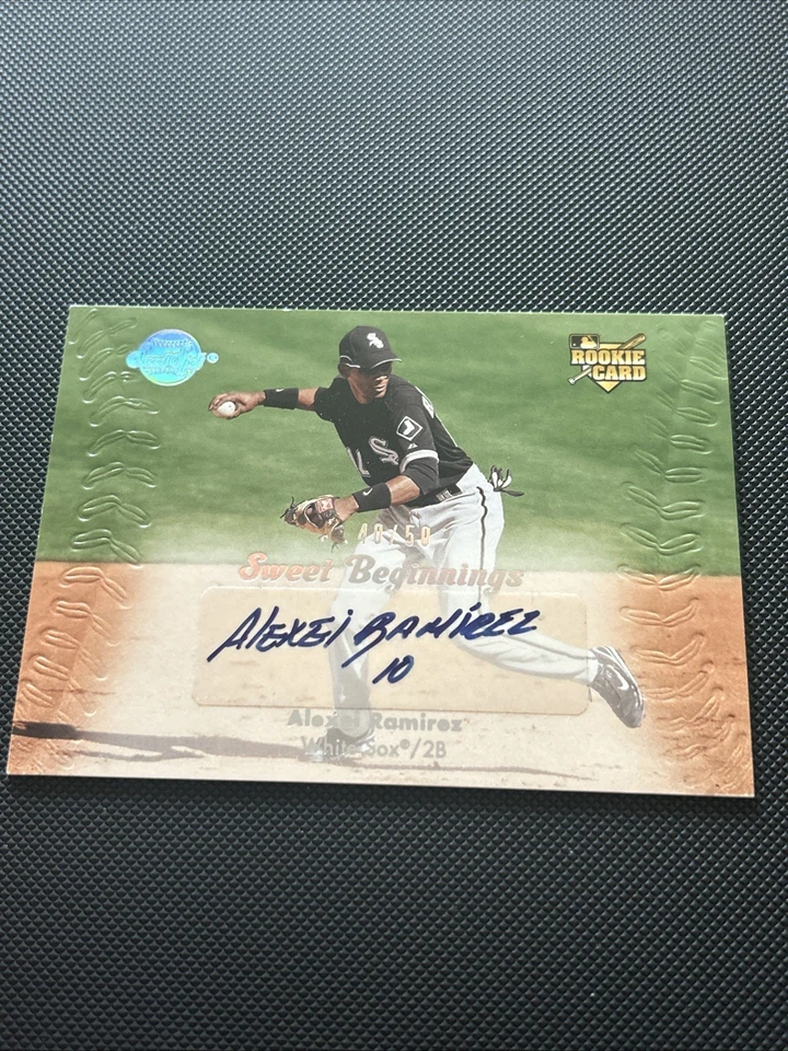 2008 Sweet Spot Beginnings Holofoil Signatures /50 Alexei Ramirez Rookie Auto RC - Image 1 of 3