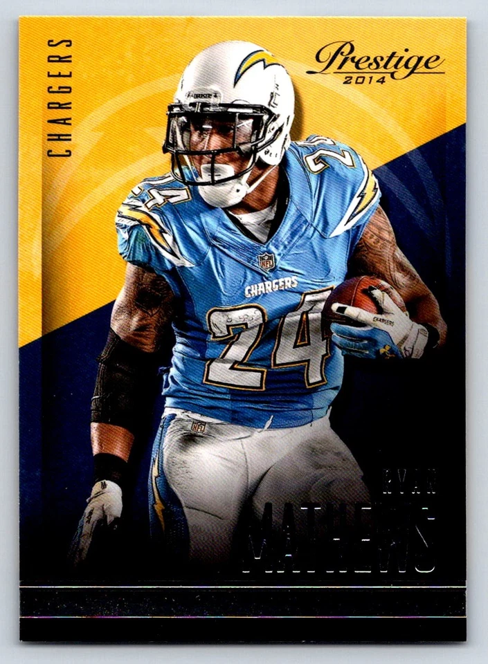 2014 Panini Prestige 101 Ryan Mathews    San Diego Chargers Football Card - Image 1 of 2