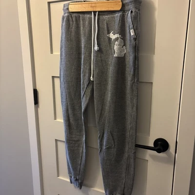 Брюки потовые с логотипом Founders M серые с карманами на шнурке спортивные для бега трусцой одежда для отдыха - Изображение 1 из 2