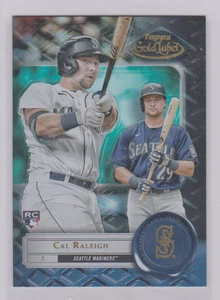 2022 TOPPS GOLD LABEL CLASS 1 -BLACK PARALLEL -CAL RALEIGH R/C #7-NM-MT-RARE - Picture 1 of 1