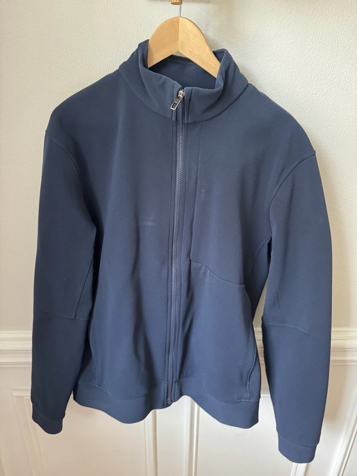 Куртка спортивная мужская Lululemon Sojourn с карманами на молнии спортивная темно-синяя размер XL - Изображение 1 из 4