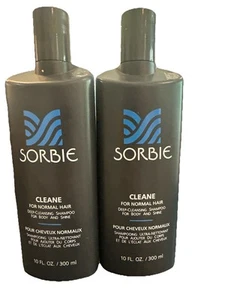 2 Pack Sorbie Clean Shampoo, 10 Oz. Each Ships Fast For Normal Hair Deep Clean - Picture 1 of 2
