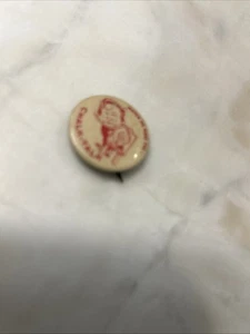 Vintage Kellogg's Chalk-Talk Round Metal Pinback Button Rare - Picture 1 of 3