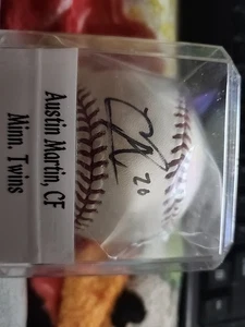Official MLB Baseball Signed Austin Martin Minnesota Twins - Picture 1 of 6