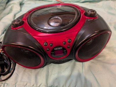 Reproductor de CD estéreo portátil Jensen CD-490 con radio estéreo AM-FM Foto 1 de 4