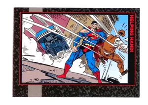 Tarjeta coleccionable Helping Hand 1992 Skybox Doomsday Death of Superman #68 DC Comics - Imagen 1 de 2