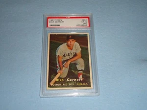 1957 Topps Baseballkarte Dick Gernert # 202 PSA Klasse 5 (ST) EX 01339882 - Bild 1 von 3