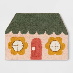 House Shaped Kids' Accent Rug - Picture 1 of 3