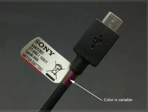 Kabel do transmisji danych Micro USB EC803 do Sony Xperia Z3 L55T Z2 Z1 D6503 L50t L39H LT22i - Zdjęcie 1 z 2