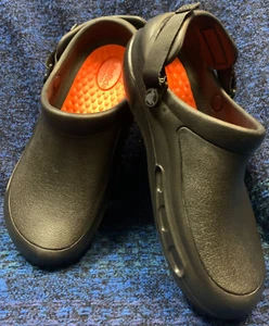 Crocs LiteRide Black Slip Resistant Cushioned Clogs Unisex M7 W9 - Picture 1 of 7