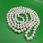 Quality Cream White Cultured Fresh Water Pearl necklace, Jewellery “45long