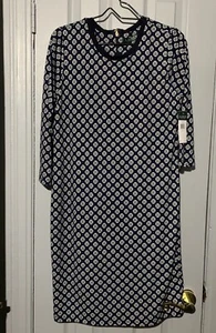 Lauren Ralph Lauren Women’s Blue Dress Size Large Retail $135.00 - Picture 1 of 12