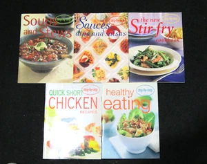 5 Healthy Eating Confident Cooking Step by Step Bay Books Lot - Picture 1 of 11