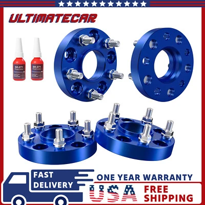 4Pcs 1" 5x4.5"(115mm) 66.1mm Bore Hubcentric Wheel Spacer For Nissan Infiniti Foto 1 de 4