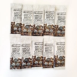 Host Defense Mushrooms MycoBrew Coffee Lion's Mane Coffee Mix Ten Packs .1 oz ea - Picture 1 of 2