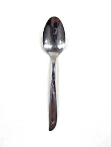 Oneida Community Stainless 6 1/8" Teaspoon Twin Star Burst Atomic Flatware READ - Picture 1 of 4